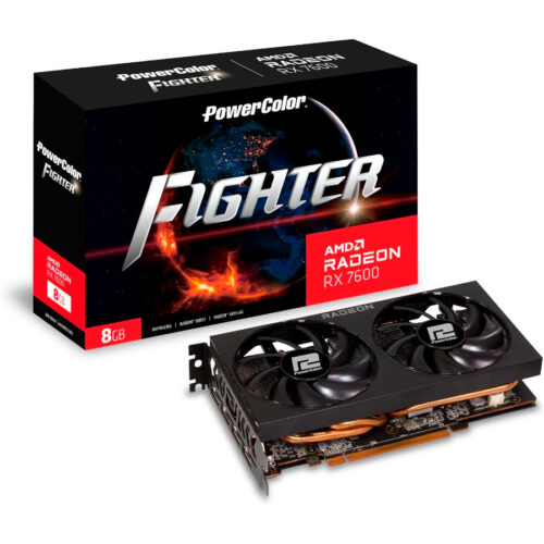 VIDEO RADEON RX 7600 8GB POWERCOLOR FIGHTER
