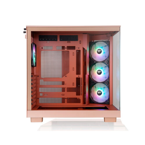 GABINETE THERMALTAKE VIEW 380 XL TG X2 FAN ARGB X1 REVERSE FAN X3 GRAVEL SAND