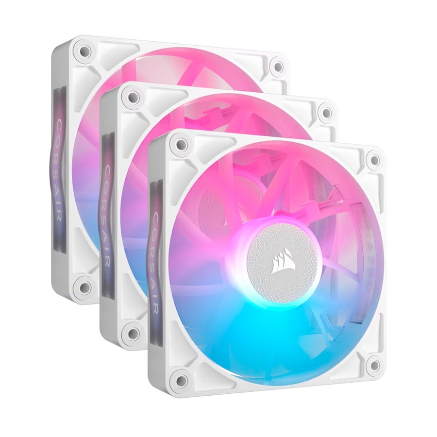 FAN COOLER CORSAIR ICUE LINK RX120 RGB 120MM WHITE PACK X3