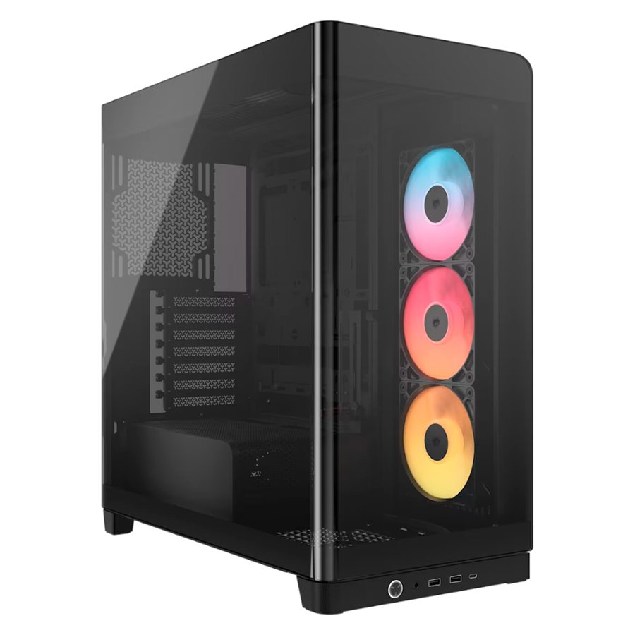 GABINETE CORSAIR FRAME 4500X RS R ARGB MID-TOWER TG BLACK
