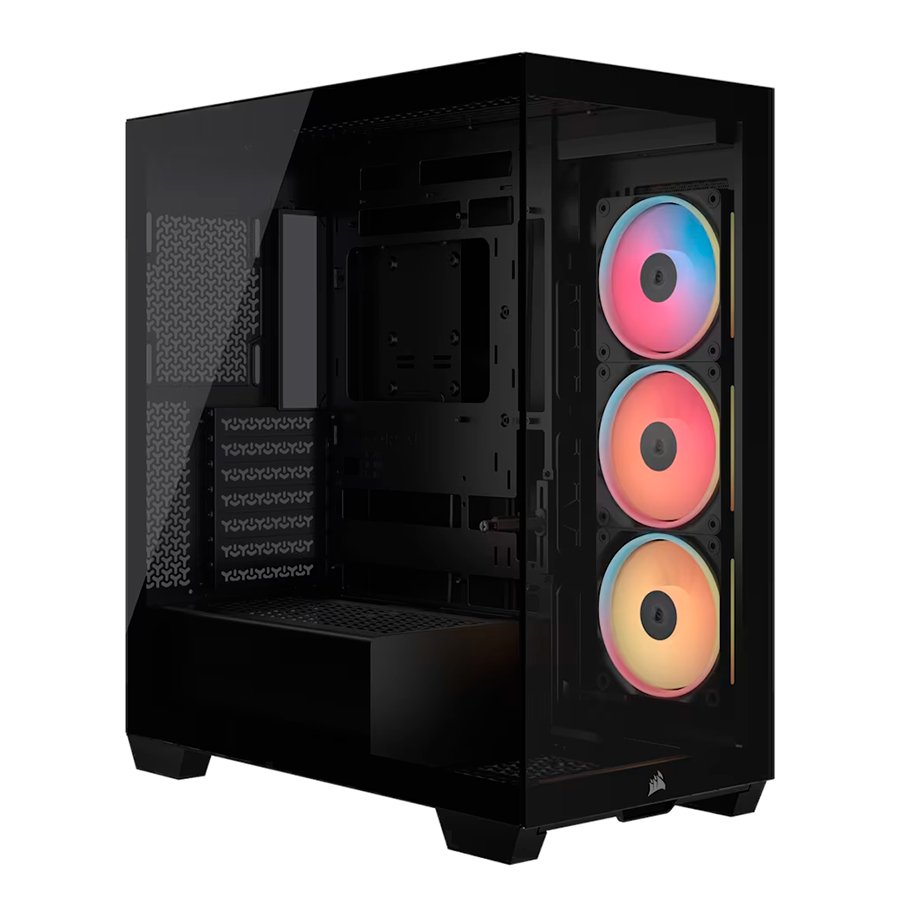 GABINETE CORSAIR 3500X LX R RGB ICUE TG BLACK