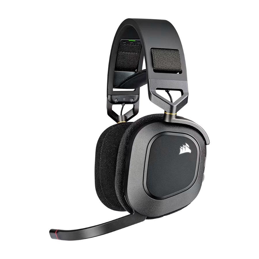 AURICULAR CORSAIR HS80 RGB WIRELESS SPATIAL AUDIO CARBON