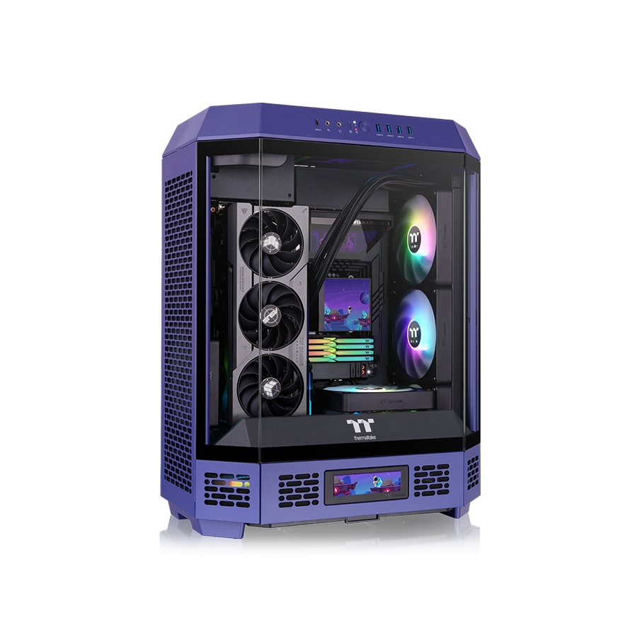 GABINETE THERMALTAKE THE TOWER 600 MID TOWER TG X3 FAN X2 FUTURE DUSK