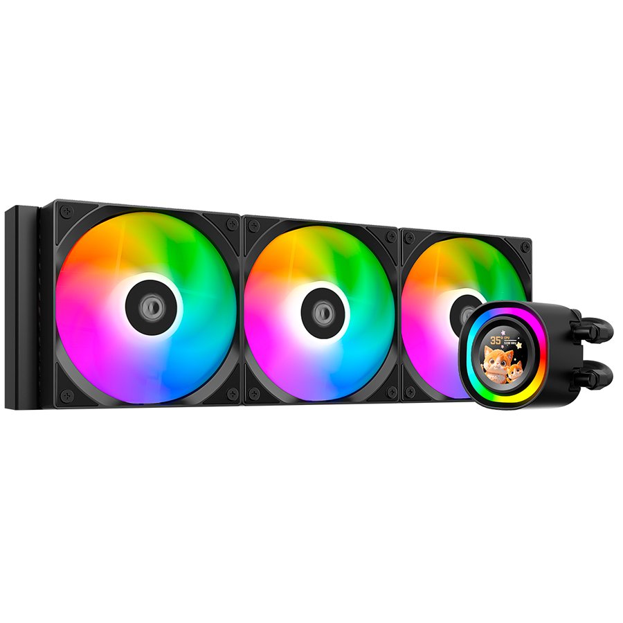 WATERCOOLER IDCOOLING FX 360 LED BLACK RGB