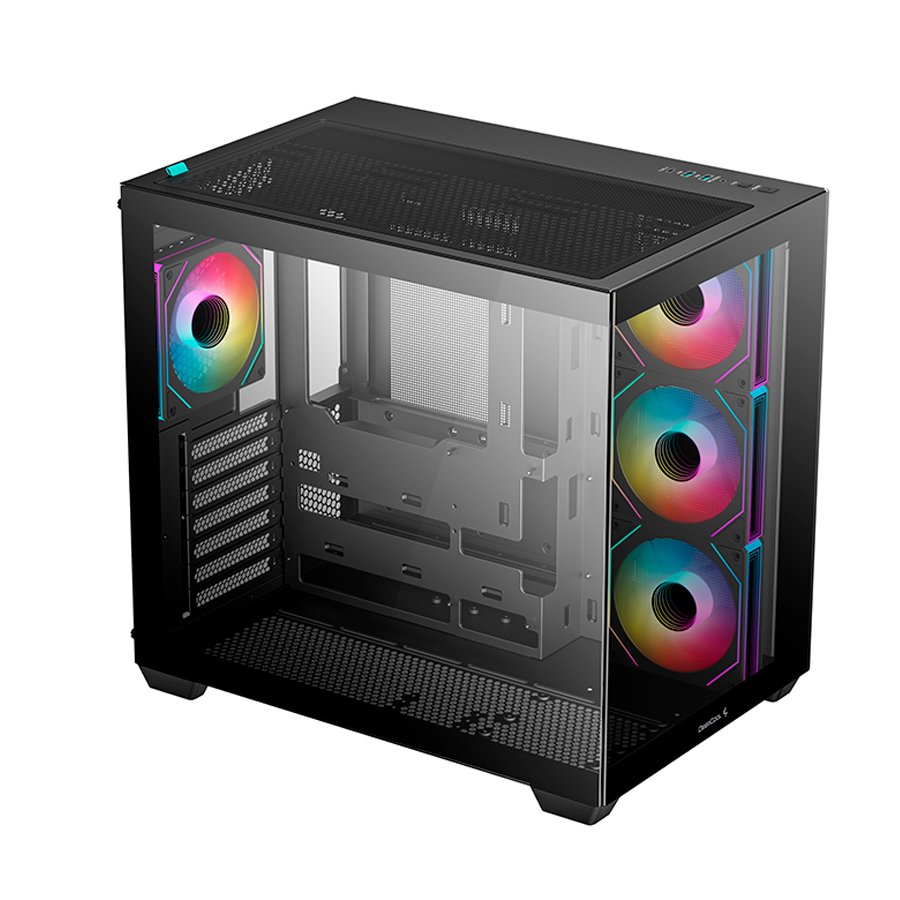 GABINETE GAMER DEEPCOOL CG530 4F BLACK - Imagen 3