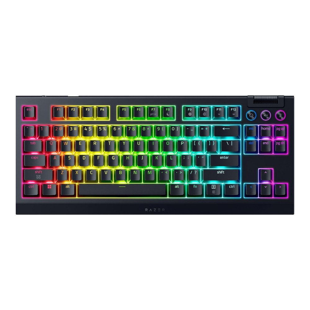 TECLADO GAMER RAZER BLACKWIDOW V4 TKL HHYPERSPEED BT US ENG