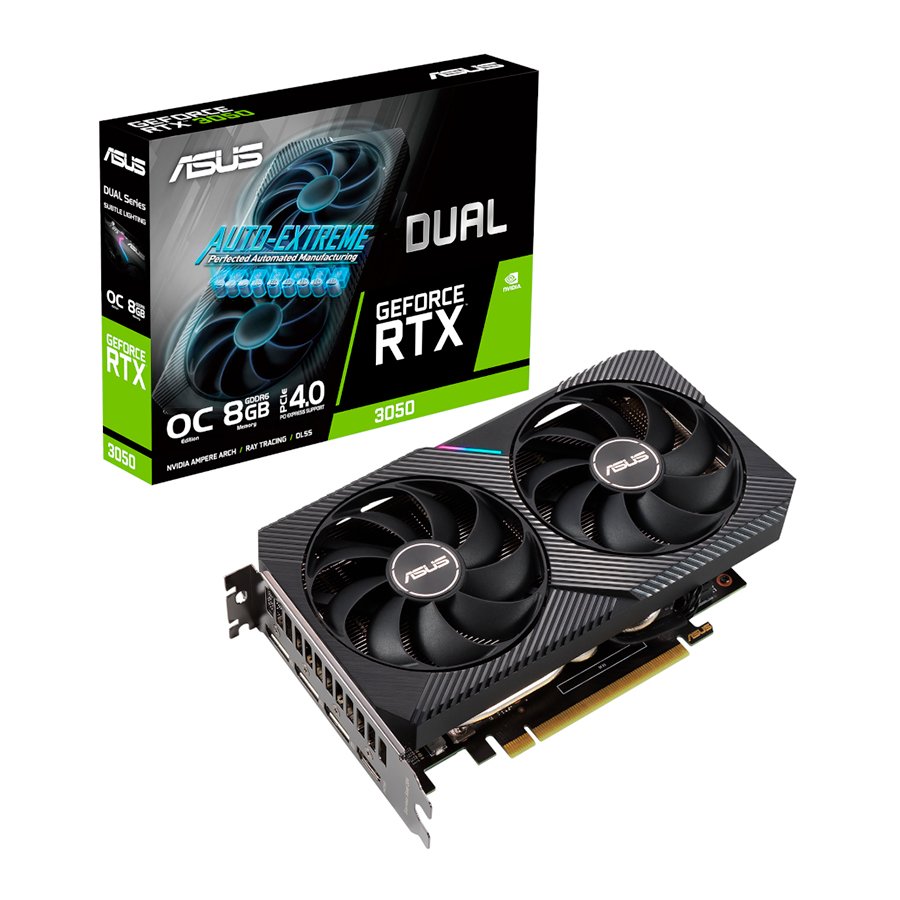 VIDEO GEFORCE RTX 3050 6GB ASUS DUAL D6