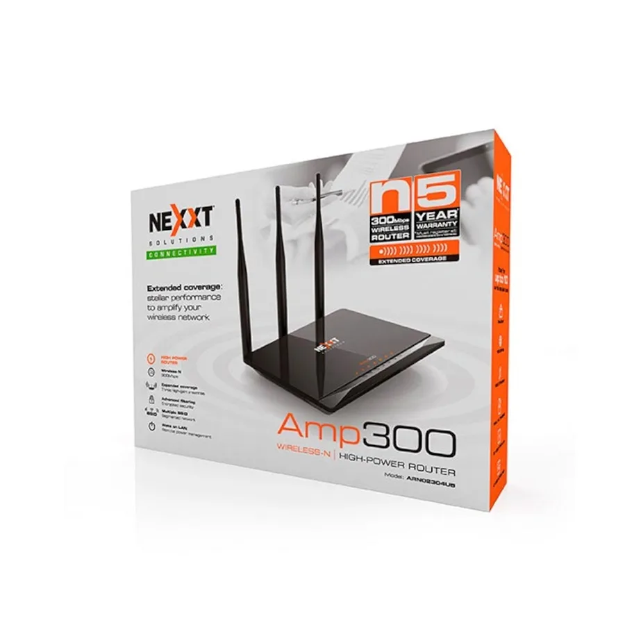 ROUTER NEXXT AMP300 WIRELESS 300MBPS 4P