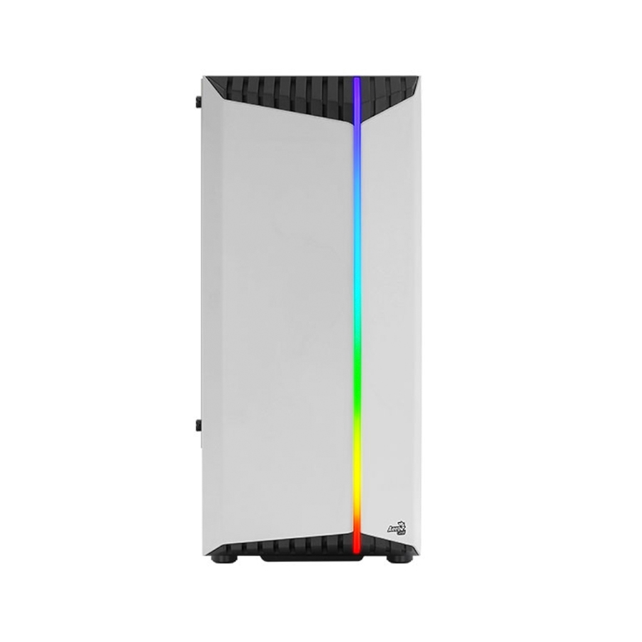 Gabinete Aerocool Bionic V2 White 1 Fan Rgb Atx Katech Hardware Store 