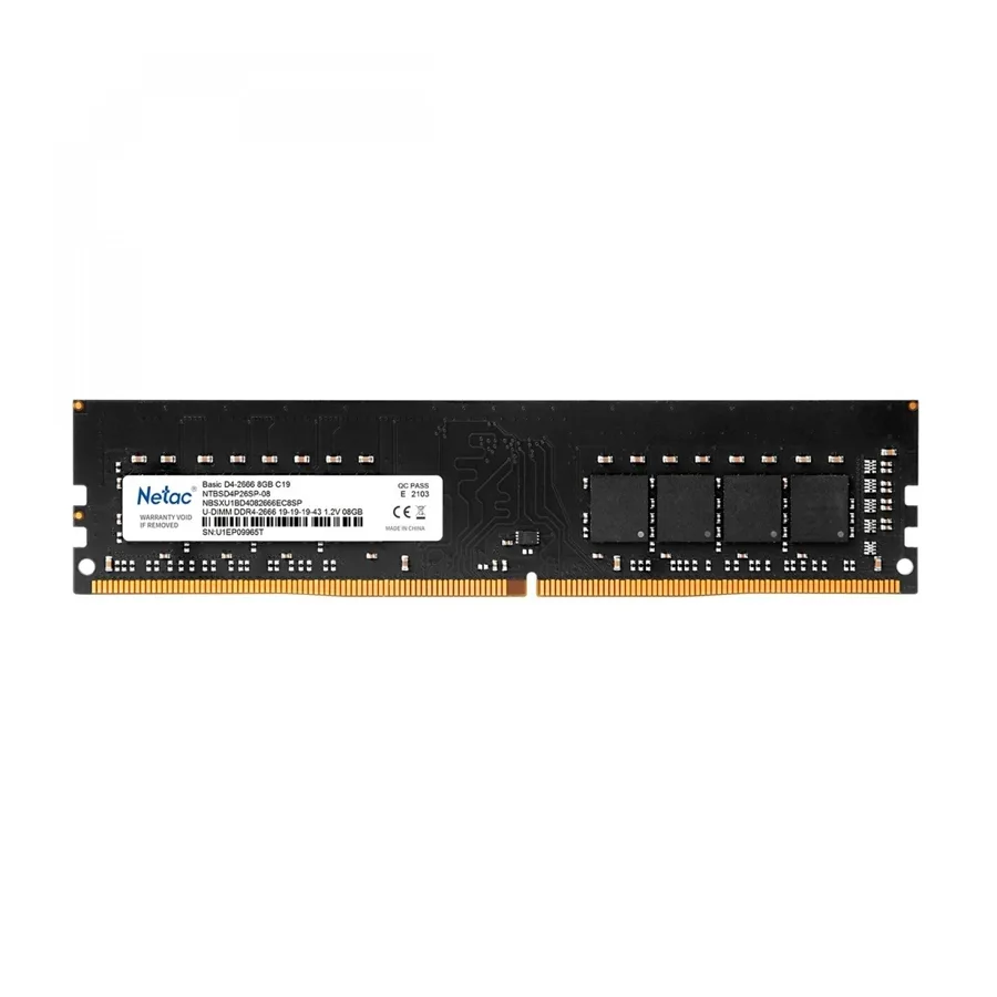 MEMORIA NETAC BASIC DDR4 DIMM 8GB 3200 C16