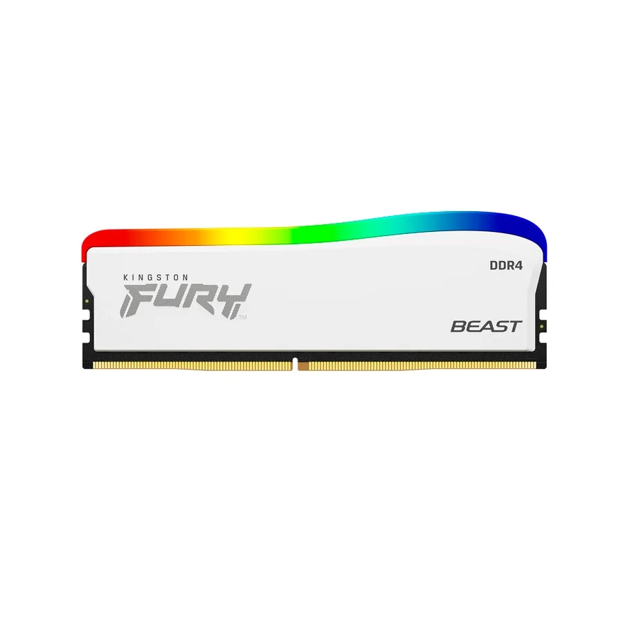 MEMORIA RAM 8GB 3200 KINGSTON HYPERX FURY WHITE RGB
