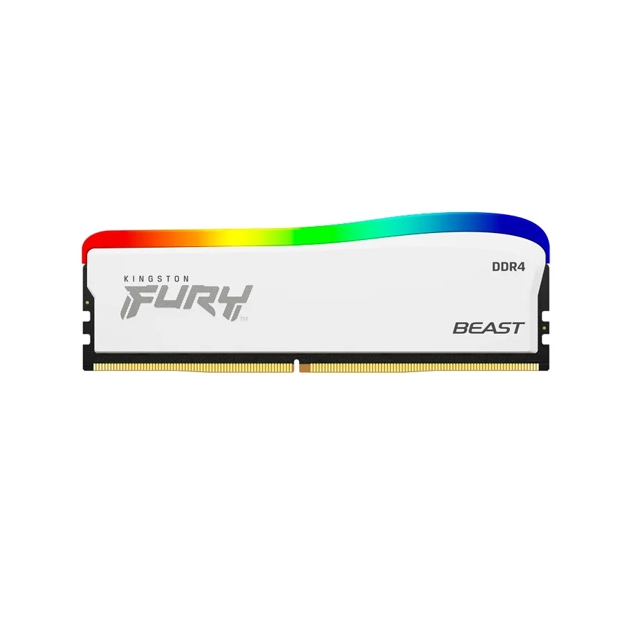 MEMORIA RAM 16GB DDR4 3200 KINGSTON HYPERX FURY WHITE RGB
