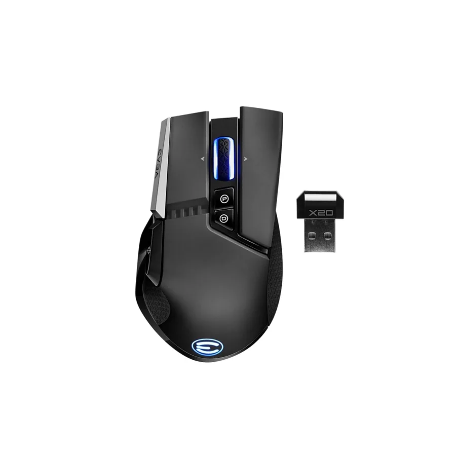 MOUSE GAMER EVGA X20 WIRE RETAIL BLACK
