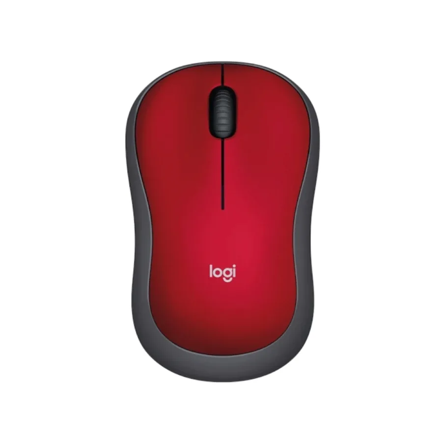 MOUSE LOGITECH WIR M185 RED