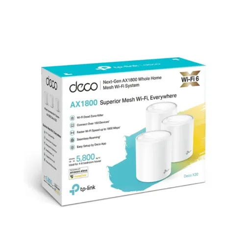 MESH TP-LINK DECO X20 PACK DE 2 AX1800 WIFI GIGABIT