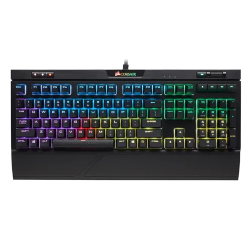 TECLADO GAMER CORSAIR STRAFE MK2 RGB MECANICO CHERRY SILENT