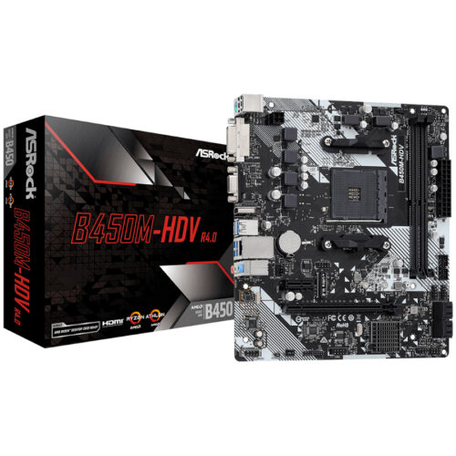 MOTHER ASROCK B450M HDV R4