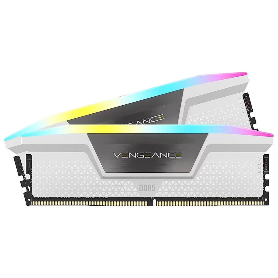 MEMORIA RAM 32GB (2X16) DDR5 5200 CORSAIR VENGEANCE RGB WHIT