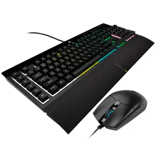 TECLADO+MOUSE CORSAIR K55 RGB PRO + KATAR PRO