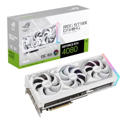 VIDEO GEFORCE RTX 4080 16GB ASUS STRIX WHITE GAMING
