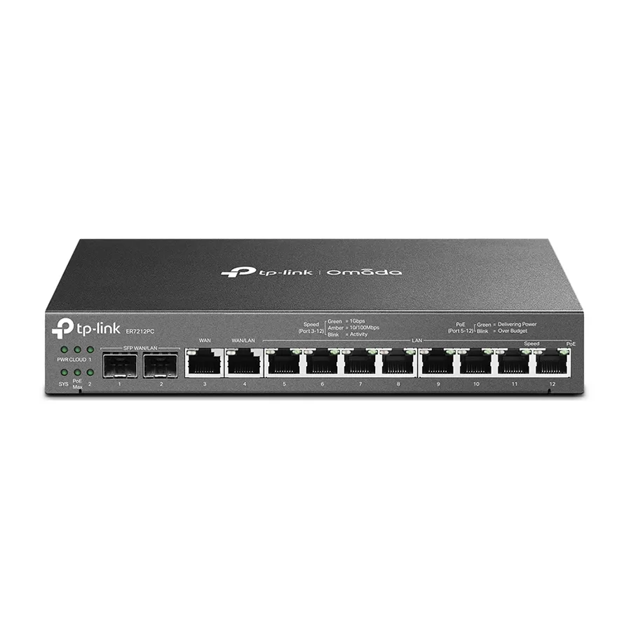 ROUTER TP-LINK ER7212PC MWAN GIGABIT 3 EN 1 VPN+SW POE+OC