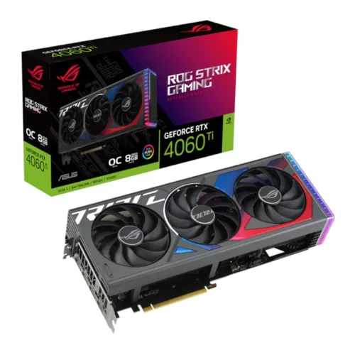 VIDEO GEFORCE RTX 4060 TI 8GB ASUS ROG STRIX