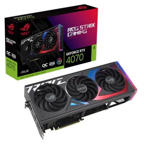 VIDEO GEFORCE RTX 4070 12GB ASUS ROG STRIX OC