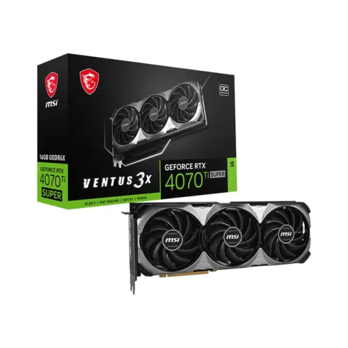 VIDEO GEFORCE RTX 4070 TI SUPER 16GB VENTUS 3X OC