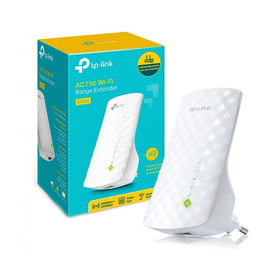 EXTENSOR WIFI TP-LINK RE200 DUAL BAND AC750