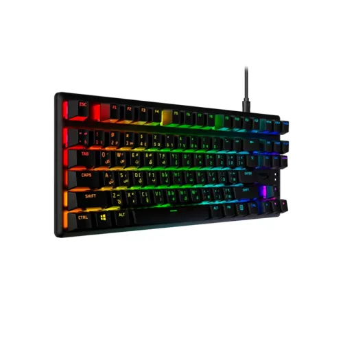 TECLADO HYPERX ALLOY ORIGINS CORE PBT MERCO RGB SWITCH HX AQUA - Imagen 3