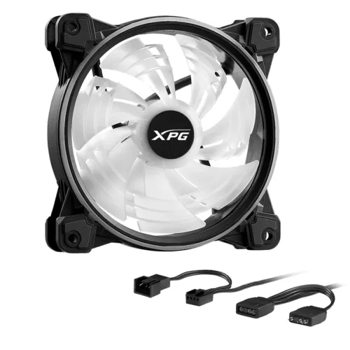 COOLER P/GAB ADATA XPG GAMING HURRICANE 120 ARGB PWM-BKCWW - Imagen 2