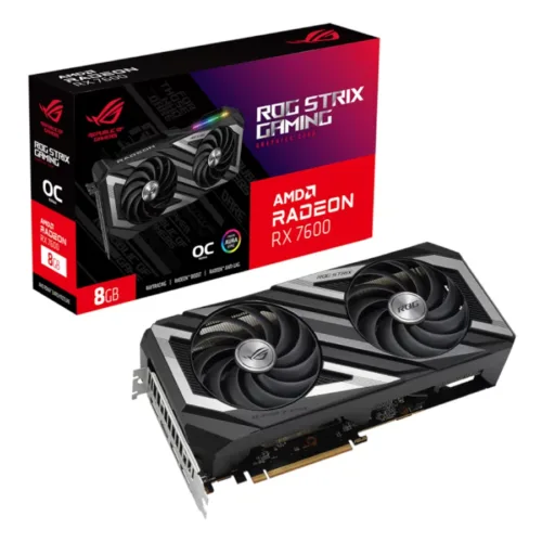 VIDEO RADEON RX 7600 8GB ASUS ROG STRIX GAMING