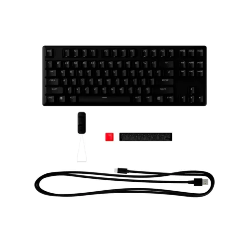 TECLADO HYPERX ALLOY ORIGINS CORE PBT MERCO RGB SWITCH HX RED - Imagen 3