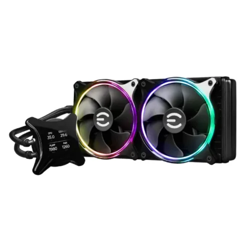 WATERCOOLER EVGA WATER CLCX 2 FAN 140MM ARGB - Imagen 2