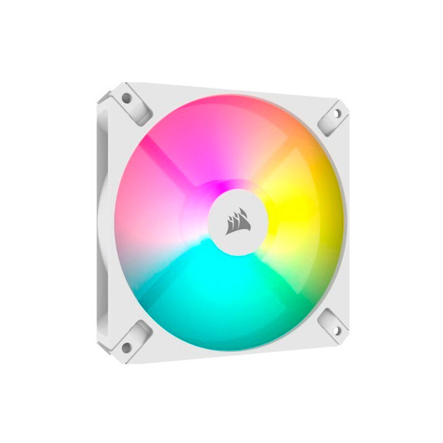 FAN COOLER CORSAIR ICUE AR120 120MM RGB-ARGB-COMPATIBLE WHITE SINGLE PACK